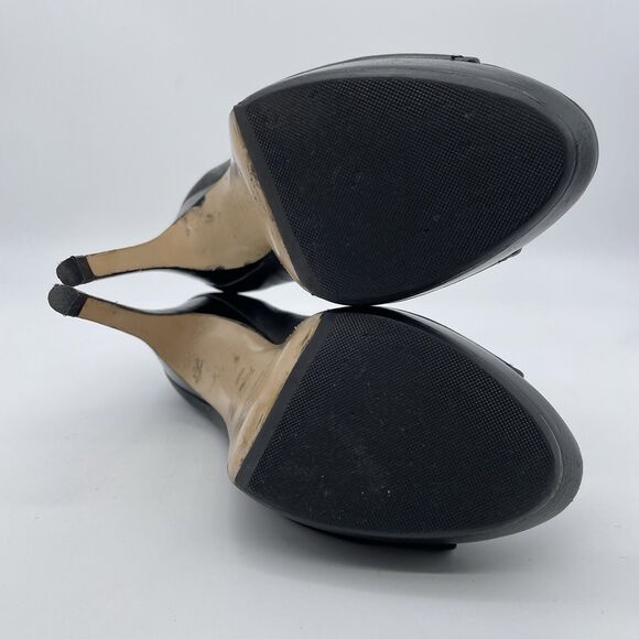 Via Spiga Elvis Stretch Leather Designer Ankle Boots Women's US 8 Black Comfort - Picture 11 of 16